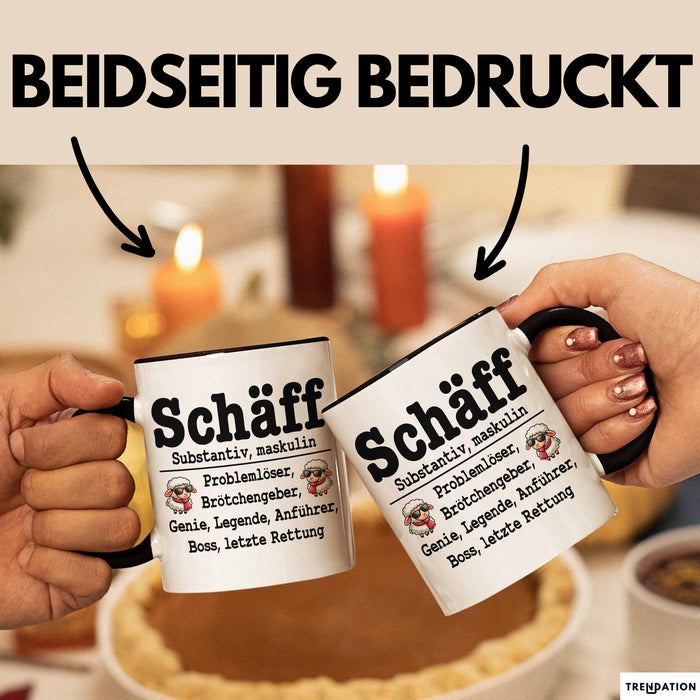 Chef Tasse Geschenk Schäff Geschenkidee Für De Besten Chef Kaffee-Becher Trendation