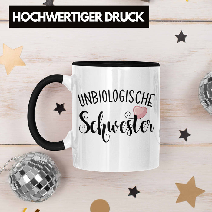 Beste Freundin Tasse Geschenk Unbiologische Schwestern Bff Set Kaffee-Tasse Trendation