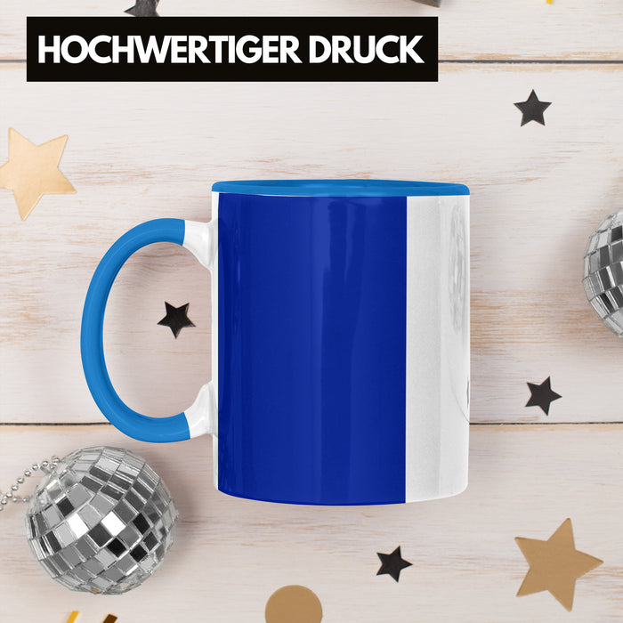 Frankreich Flagge Tasse Geschenk Fußball-Fans Europa 3D Alloverprint Blau Trendation
