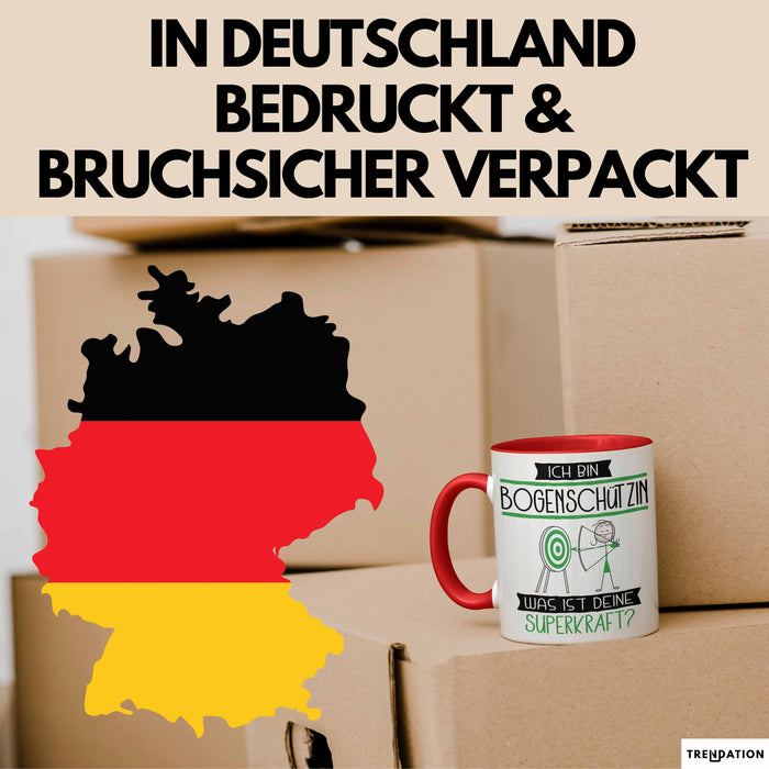 Tierfreundin Geschenk Tasse Ich Bin Tierfreundin Was Ist Deine Superkraft Geschenkidee Lustig Geburtstag Weihnachten Rot Trendation