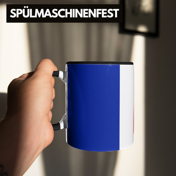 Frankreich Flagge Tasse Geschenk Fußball-Fans Europa 3D Alloverprint Trendation