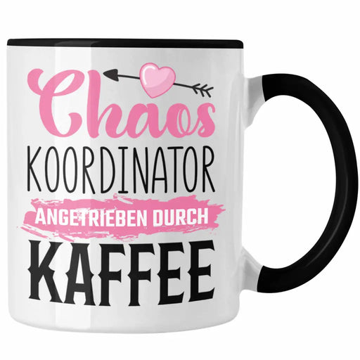 Tasse für Chefin Geschenk Chaos Koordinatorin Geschenkidee Lustige Kaffeetasse Mama Mutter Trendation