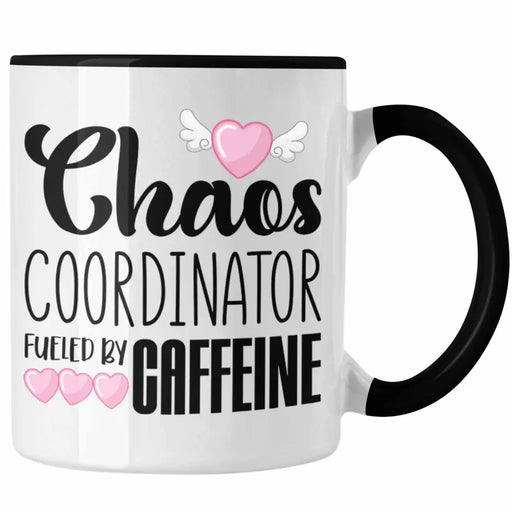 Tasse für Chefin Geschenk Chaos Koordinatorin Chefin Geschenkidee Lustige Kaffeetasse Mama Mutter Trendation