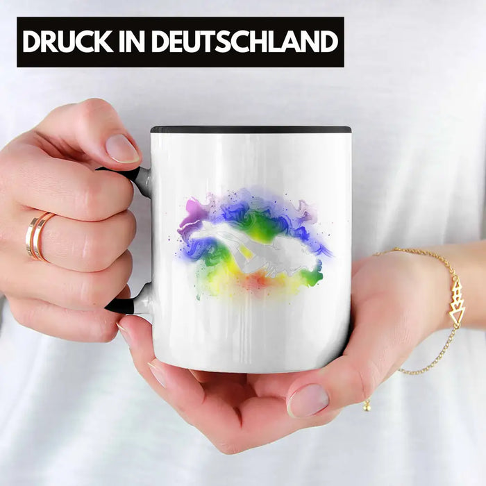 Taucher Grafik Tasse Geschenk für Tauchlehrer Geschenkidee Lustig Tauchen Tauchsport Trendation