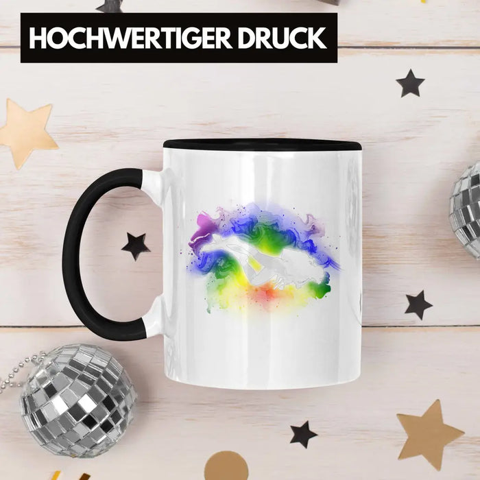 Taucher Grafik Tasse Geschenk für Tauchlehrer Geschenkidee Lustig Tauchen Tauchsport Trendation