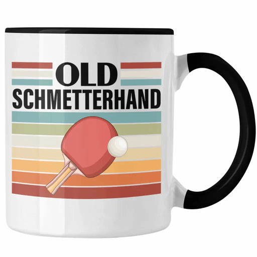 Tischtennis Schmetterhand Tasse Geschenk Tischtennisspieler Geschenkidee Lustig für Männer Tischtennis Zubehör Trendation