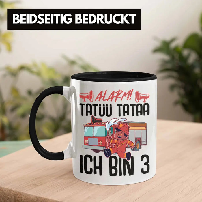 Trendation - 3. Geburtstag Geschenk Jungs Feuerwehr Tasse Geschenke Zubehör Lustig Kinder Geburtstag Spruch Ich Bin 3 Trendation