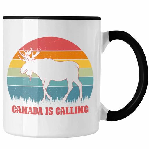 Trendation - Canada Is Calling Auslandsjahr Kanada Tasse Geschenkidee Auswandern Abschiedsgeschenk Abschied Kanada Trendation