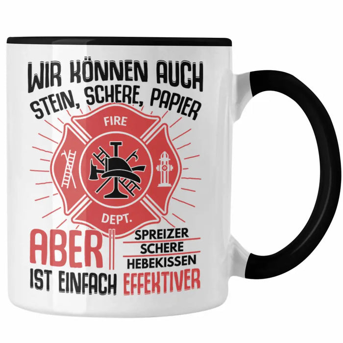 Trendation - Feuerwehr Tasse Geschenke Zubehör Lustig Einsatz Geburtstag Spruch Mann Fire Trendation