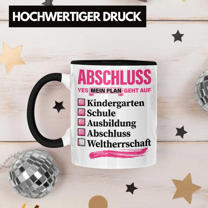 Trendation - Frauen Prüfung Bestanden Geschenk Tasse Geschenkidee Bestandene Prüfung Abschluss 2023 Master Bachelor Doktor Frauen Trendation