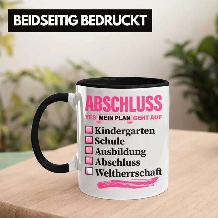 Trendation - Frauen Prüfung Bestanden Geschenk Tasse Geschenkidee Bestandene Prüfung Abschluss 2023 Master Bachelor Doktor Frauen Trendation