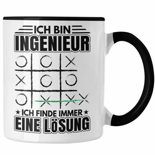 Trendation - Ingenieur Tasse Geschenk Mit Spruch Männer Ich Finde Immer Eine Lösung Trendation