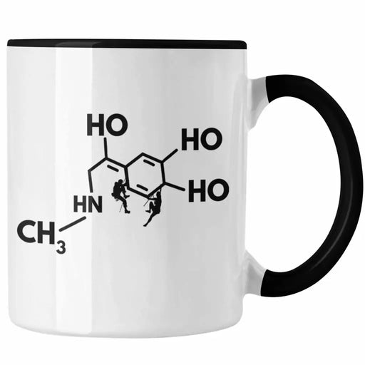 Trendation - Klettern Bergsteigen Geschenk Tasse Boulder Geschenkidee Berge Dopmain Grafik Trendation