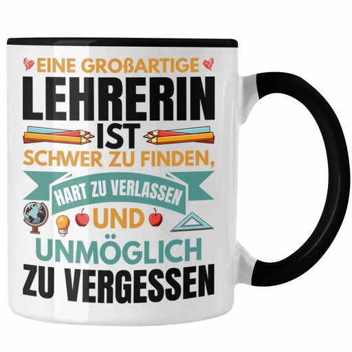 Trendation - Lehrerin Abschiedsgeschenk Tasse Geschenk zum Abschied Klassenlehrerin Beste Lehrerin Geschenkidee Dankeschön Trendation