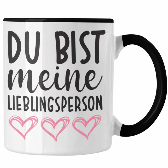 Trendation - Lieblingsmensch Lieblingsperson Tasse Geschenk Beste Freundin Freund Tasse mit Spruch Trendation