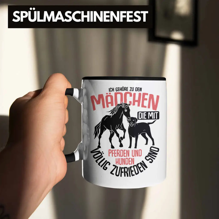 Trendation - Lustige Reiter Sprüche Geschenk Tasse Reiterin Pferde Mädchen Geschenkidee Pferde Und Hunde Trendation