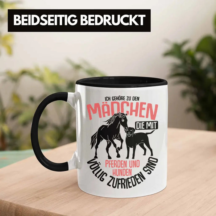 Trendation - Lustige Reiter Sprüche Geschenk Tasse Reiterin Pferde Mädchen Geschenkidee Pferde Und Hunde Trendation