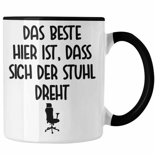 Trendation - Büro Tasse Lustiger Spruch Frau Männer Arbeit Kaffeetasse Kollegen Kollege Kollegin Geschenk Trendation