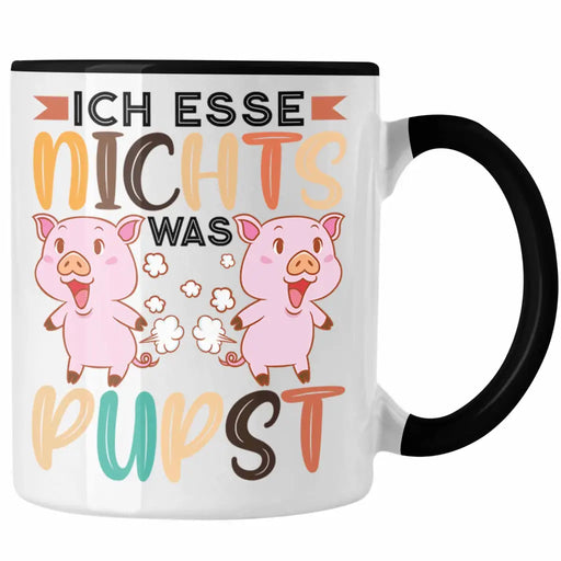 Trendation - Veganer Tasse Geschenk Ich Esse Nichts Was Pupst Vegan Geschenkidee Lustiger Spruch Vegane Lebensweise Veganerin Spruch Trendation