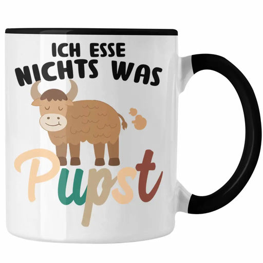 Trendation - Veganer Tasse Geschenk Friends Not Food Vegan Geschenkidee Lustiger Spruch Vegane Lebensweise Spruch Süß Trendation