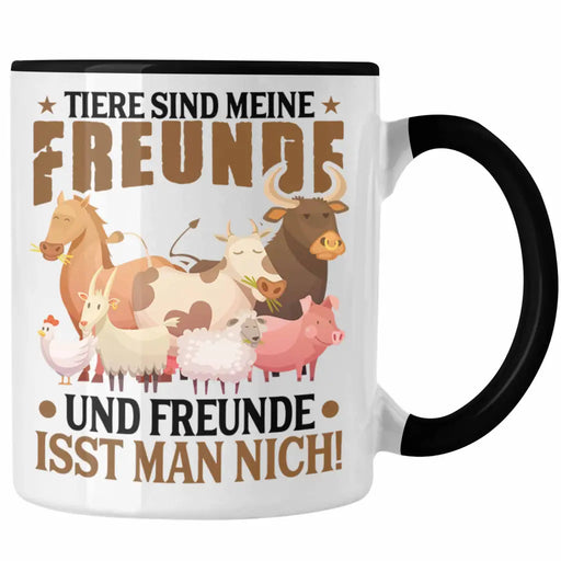 Trendation - Veganer Tasse Geschenk Spruch Vegan Geschenkidee Lustiger Spruch Vegane Lebensweise Veganerin Trendation