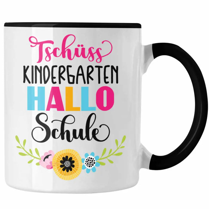 Tschüss Kindergarten Hallo Schule Mädchen 2022 Geschenk Tasse Schulstart 1. Schultag Schuleinführung Schulanfang Geschenkidee 2022 Schulkind Ich Glitzer Jetzt In Der Schule Trendation