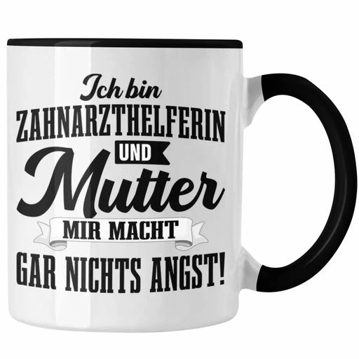 Zahnarzthelferin Tasse Geschenk Lustig Zahnarzt Damen Kollegin Geschenkidee Zahnmedizinische Fachangestellte Mutter Trendation