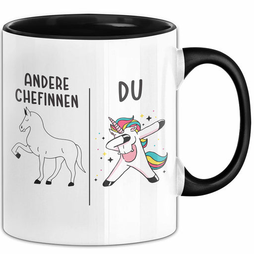 Trendation - Beste Chefin Tasse Lustig Geschenk Spruch Lieblingschefin Weihnachten Geburtstag Trendation