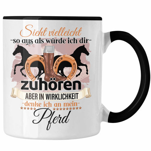 Reiterin Geschenk Tasse Pferde Liebhaber Geschenkidee Lustiger Spruch Trendation