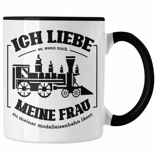 Lustige Modelleisenbahn Tasse Geschenk für Eisenbahner Trendation