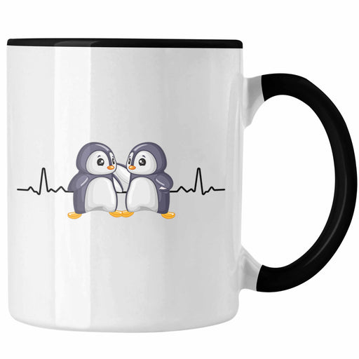 Pinguin Tasse Herzschlag Geschenkidee Mädchen Trendation
