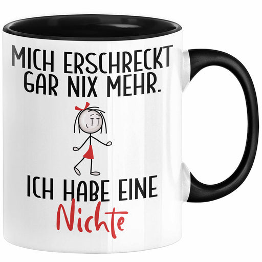 Onkel Tante Tasse Geschenk von Nichte Lustige Geschenkidee für Tante Onkel Mich Erschreckt Gar Nix Mehr Ich Habe Eine Nichte Trendation