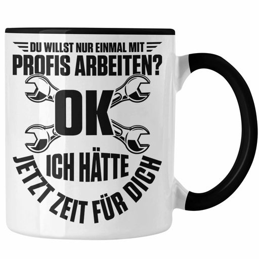 Handwerker Tasse Geschenk Schrauber KFZ Mechaniker Mechatroniker Geschenkidee Schrauben Handwerker Papa Onkel Chef Mit Pofis Arbeiten Trendation