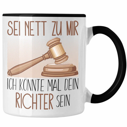 Angehender Richter Tasse Geschenk Jura Studium Jurist Geschenkidee Spruch Trendation