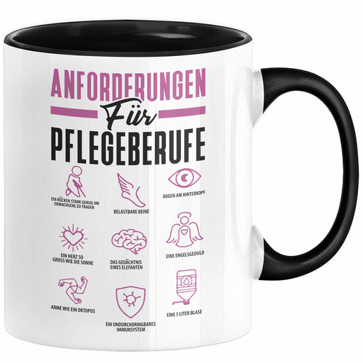 Pflege Tasse Geschenk Pflege-Berufe Geschenkidee Alten-Pflegerin Anforderungen Für Pflege-Berufe Trendation