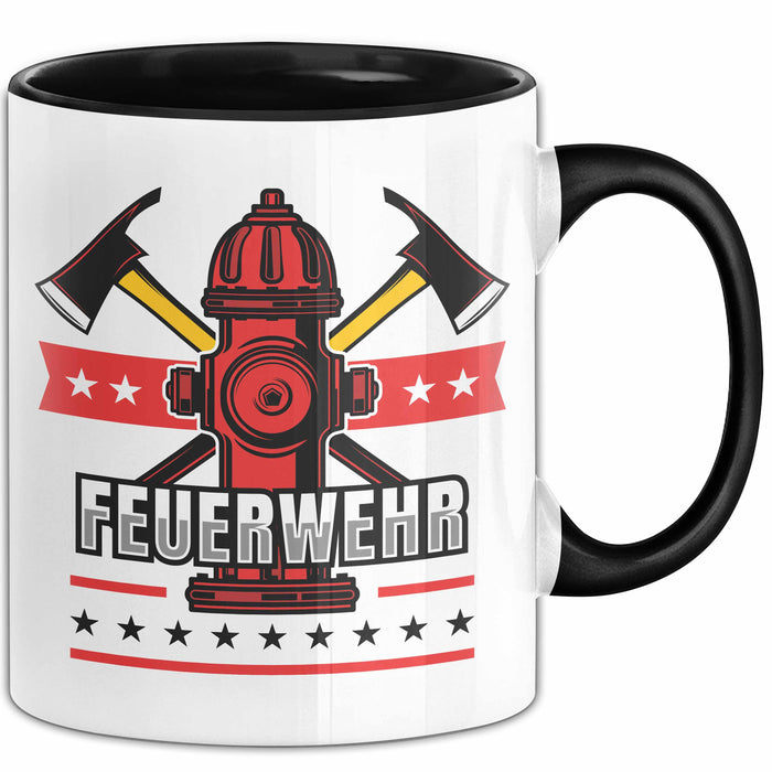Feuerwehr Tasse Geschenk Für Feuerwehrmann Geschenkidee Hydrant Trendation