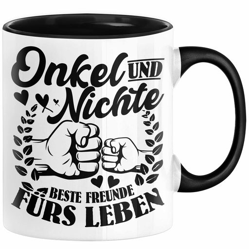 Onkel Und Nichte Beste Freunde für's Leben Tasse Geschenk für Onkel Geburtstag Weihnachten Kaffee-Becher Trendation