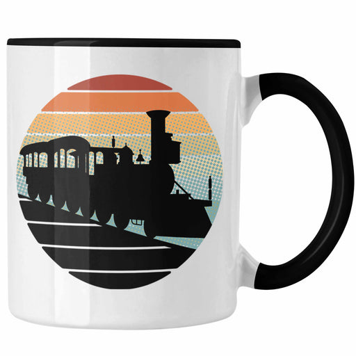 Lustige Eisenbahn Tasse für Eisenbahner Geschenk Vintage Grafik Trendation
