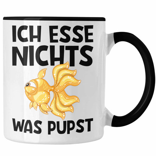 Veganer Tasse Geschenk Ich Esse Nichts Was Pupst Tierschutz Fisch Edition Trendation