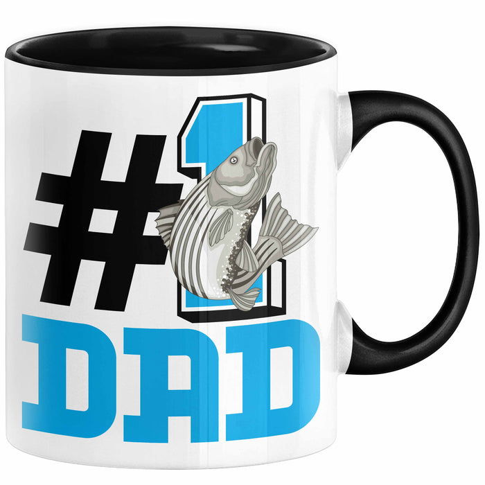 Fischer Nummer 1 Dad Vater Tasse Geschenk Angler Papa Geschenkidee Bester Papa Der Welt Vatertag Lustige Geschenkidee Trendation