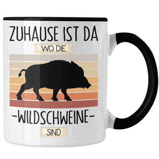 Jäger Tasse Geschenk Geschenkidee Lustiger Spruch Zuhause Ist Da Wo Die Wildschweine Sind Jagd Jagen Trendation