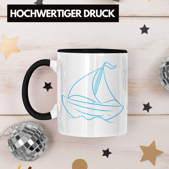 Segelboot Tasse Lustiges Geschenk für Segler Kapitäne Geschenkidee Trendation