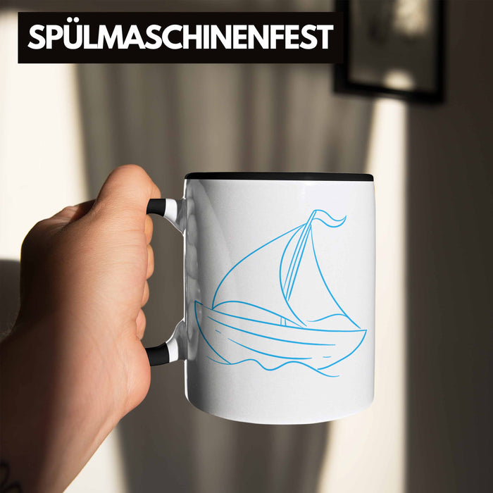 Segelboot Tasse Lustiges Geschenk für Segler Kapitäne Geschenkidee Trendation