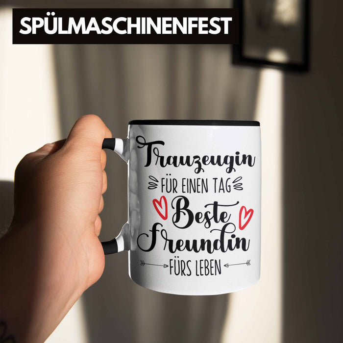 Trauzeugin Tasse Geschenk Beste Freundin Überraschung Beste Trauzeugin Spruch Geschenkidee Trendation