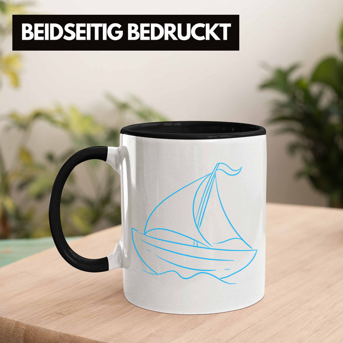 Segelboot Tasse Lustiges Geschenk für Segler Kapitäne Geschenkidee Trendation