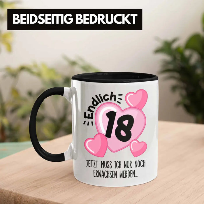 18. Geburtstag Tasse Geschenk Mädchen Geschenkidee Lustig Spruch 18  Geschenke — TrendationStore