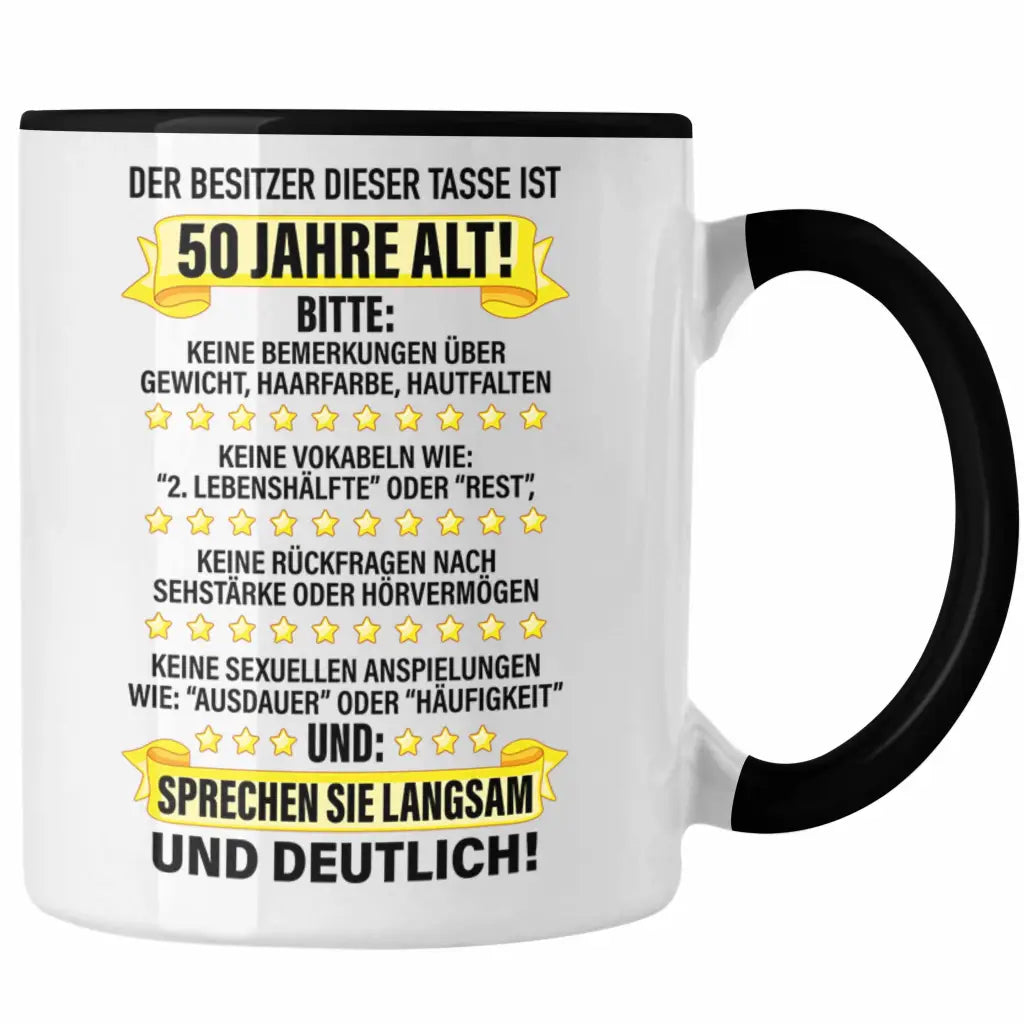 50. Geburtstag Männer Tasse Geschenk Geschenkidee 50er Geburtstag