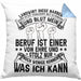 Landwirt Kissen mit Füllung 40x40 Geschenk Diese Narben Sind Echt Geschenkidee Bauer Bauernhof (Grau) Blau Trendation