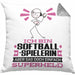 Softballspielerin Geschenk Kissen mit Füllung 40x40 Ich Bin Softballspielerin Aber Sag Doch Einfach Superheld Lustige Geschenkdiee für Softballspielerin (Grau) Grau Trendation