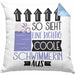 Schwimmerin Geschenk Kissen mit Füllung 40x40 Lustig Geschenkidee für Schwimmerin Geburtstag So Sieht Eine Richtig Coole Schwimmerin Aus Frauen Spruch (Grau) Blau Trendation